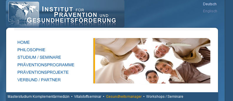 Institut für Gesundheitsförderung Gesundheitsmanager